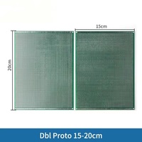 Carte de circuit imprimé universelle double face HASL FR4 pour prototype, perforée, DIY, 2,54 mm