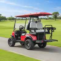 Voiture de golf électrique 4 places 48V avec moteur AC 48V/5Kw à vitesse réglable, certifiée CE