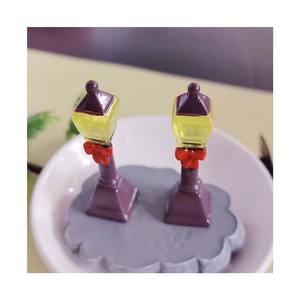 كميات كبيرة من نماذج مصابيح الشوارع الصغيرة ، تماثيل ، زخارف مصباح الشارع المصغرة لبيت الدمية والمناظر الطبيعية ، مورد حديقة الجنيات - Product Image 4