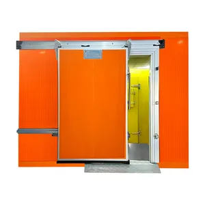 Low price direct sales of cold storage manual sliding door custom color steel stainless steel insulation door cold room door