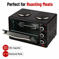 Four électrique compact 2-en-1 et plaque chauffante, appareil de cuisine de table compact, solutions CKD CBU pour les importateurs