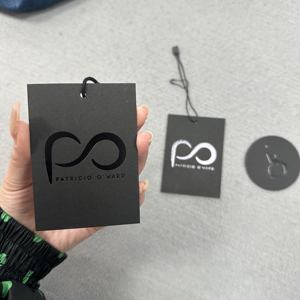 2025 Venda Quente Roupas Pendurar Personalizar Roupas Recicladas Preço Tag - Product Image 1