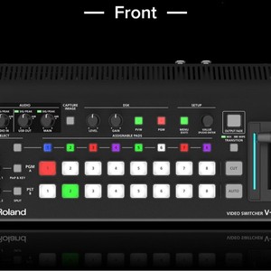 Roland V-1-4K Video Switcher ระบบควบคุมการถ่ายทอดสด 4K สำหรับการสตรีมเกม - Product Image 2