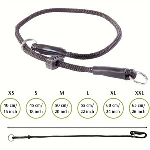 Collier de dressage et de travail pour chiens en nylon solide 5 mm, personnalisable, simple et compact, pour la vente en gros en France - Product Image 6