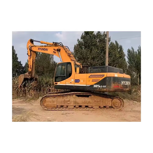 Excavadora usada de servicio pesado sobre orugas Hyundai con bomba de motor y motor a buen precio - Product Image 2