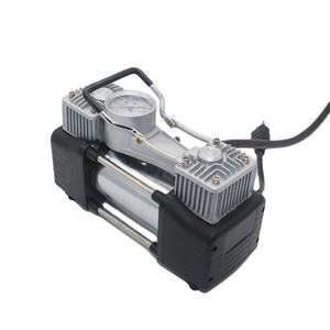 Inflador de neumáticos de doble cilindro de diseño personalizado, <span class=keywords><strong>mini</strong></span> bomba de coche portátil fácil, <span class=keywords><strong>compresor</strong></span> de aire de coche Digital de <span class=keywords><strong>12V</strong></span> - Product Image 1