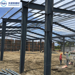 โครงสร้างเหล็กสำเร็จรูป TianPuAn สำหรับงานก่อสร้าง แพลตฟอร์มเหล็ก คานรูปตัว H งานเชื่อมตามมาตรฐาน GB สำหรับที่พักพิงกลางแจ้ง - Product Image 5