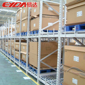 Estantería de flujo de paletas de acero de alta calidad Estantes de almacenamiento de almacén de gravedad de alta eficiencia Estantes de paletas personalizados Oustomed - Product Image 2