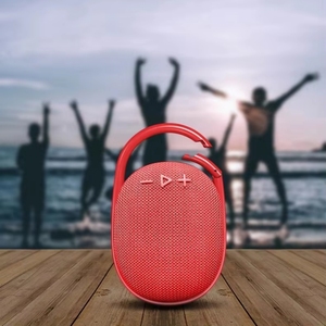 Haut-parleur portable étanche IP67 avec crochets, mini haut-parleur Bluetooth à batterie intégrée, basses puissantes, modèle Clip <span class=keywords><strong>4</strong></span>, vente chaude - Product Image 4