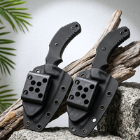 Couteau de camping à lame fixe Meiji, fourreau, manche G10, lame en acier 3cr13, 8,5 cm, épaisseur 3,8 mm, personnalisable OEM, qualité DIY, couteau EDC