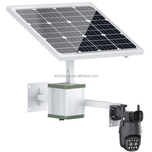 2K 1080P WIFI de seguridad IP cámara inalámbrica 2MP 3G tarjeta SIM 4G al aire libre <span class=keywords><strong>PTZ</strong></span> CCTV cámara de vigilancia 40W <span class=keywords><strong>20A</strong></span> Panel Solar de la batería CamHi - Product Image 2