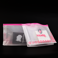 Bolsa de Plástico con Cierre Personalizada con Logotipo Impreso, Bolsa de PVC Esmerilada para Envasado de Ropa, Bolsa con Cierre para Cosméticos, Trajes de Baño, Joyería