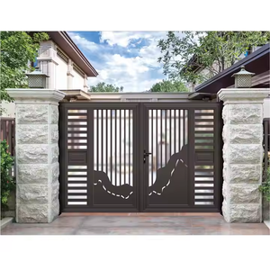 Precio al por mayor Entrada principal Puerta frontal exterior Puerta <span class=keywords><strong>de</strong></span> entrada <span class=keywords><strong>de</strong></span> acordeón deslizante <span class=keywords><strong>de</strong></span> aluminio Puerta <span class=keywords><strong>de</strong></span> entrada - Product Image 4