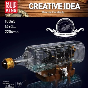 Bouteille à messages Drifting Bottle Dutchman's Revenge 10065-67 en plastique ABS, blocs <span class=keywords><strong>de</strong></span> construction <span class=keywords><strong>de</strong></span> bateaux, ornements, jouets bateaux - Product Image 6