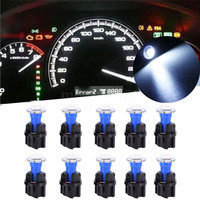 Lámparas LED T5 5050 de 12V para Tablero de Instrumentos de Automóvil, Bombilla para Panel de Instrumentos, Accesorio de Repuesto, Portalámparas