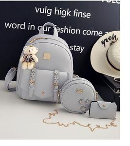 Pequeno Cinto Floral Multi-Purpose PU Mochila New Trendy Style Mulheres Casual Versátil School <span class=keywords><strong>Bag</strong></span> Mochila dos Estudantes - Product Image 6