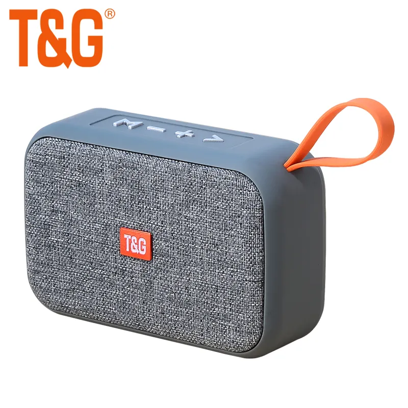 TG506 Amazon Offre Spéciale Mini Extérieur Sans Fil Portable Tissu BT HAUT-PARLEUR Avec sangle de haute qualité audio micro haut-parleur