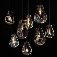 Tsinye Simple lanterne en verre européen créatif unique plafond pendentif lumière contemporaine suspension lumière pour îlot de cuisine