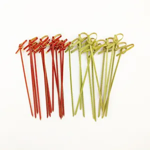 Manufacturers Direct Sales Of Disposable Bamboo Finger Skewers Natural Bamboo Barbecue Stick Skewers