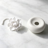 Diffuseur de parfum en céramique solide, pierre aromatique parfumée aux fleurs, fait main, pour la maison, huile essentielle, désodorisant