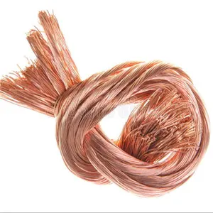 Ventas Barato Chatarra Cobre Venta al por mayor Secundaria 99.9% Alambre de cobre Residuos Alambre de cobre