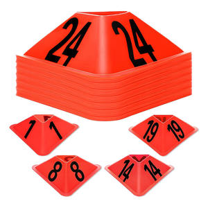 De Nieuwe Driehoek Voetbal Schijf Kegel Duurzame Sportmarkering Uitrusting Behendige Schijf Kegel Behendige Voetbal Kegels Met Genummerd - Product Image 4
