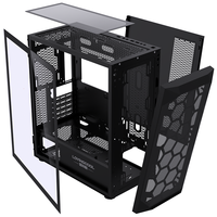 Lovingcool 2025 nouveau boîtier de PC de jeu de bureau e-sports châssis d'ordinateur en verre trempé pleine tour prend en charge E-ATX et ATX en stock!