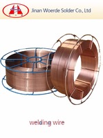 Fil de soudage en cuivre recouvert de CO2, fourni directement par l'usine chinoise, ER70S-6, 0,6 mm, 1,0 mm