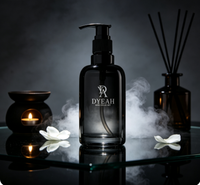 Bouteille pompe à lotion PET marron 500 ml avec logo personnalisé, protection UV, vide, pour huile essentielle, après-shampoing, emballage cosmétique