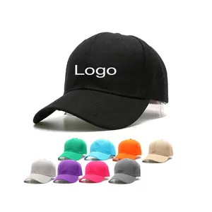Hochwertige maßge schneiderte Stickerei Großhandel Baseball Cap Herren strukturierte 6 Panel Blank Fitted Baseball Hüte