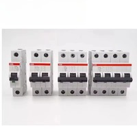 Disjoncteur miniature S202-C32 MCB 2P 32A courbe C, capacité de coupure 6kA, pour boîtier de distribution domestique, commercial et industriel