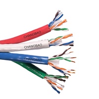 Câble Ethernet UTP Cat6 souple CHANGBAO - 4 paires 23AWG en cuivre pur, certifié ETL CMR FT4, résistant au feu et haute flexibilité