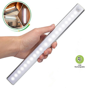 LED <strong>Under</strong> <strong>Cabinet</strong> <strong>Light</strong> USB Rechargeable Wireless LED Night <strong>Light</strong> Smart Motion Sensor Night <strong>Light</strong> - Product Image 1