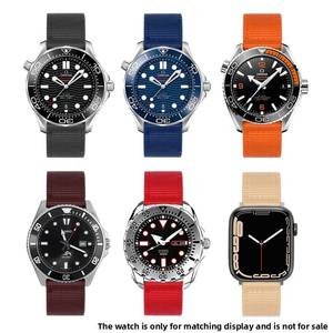 Factory Wholesale Nylon Watch <b>Strap</b> for 18mm 20mm 22mm 24mm Universal Pin Buckle Scratch-resistant Watch Band - Product Image 3