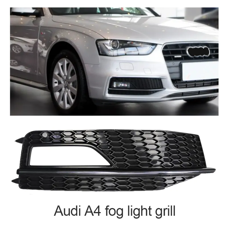 Auto Parts ABS Honeycomb Fog Light Grill Cover For Audi A3 A4 S5 Q5