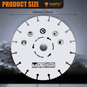 <span class=keywords><strong>Lame</strong></span> de <span class=keywords><strong>scie</strong></span> <span class=keywords><strong>circulaire</strong></span> à disque de coupe <span class=keywords><strong>multi</strong></span>-<span class=keywords><strong>matériaux</strong></span> en carbure de 200MM grain 40/50 pour la coupe de plastique en bois dur - Product Image 5