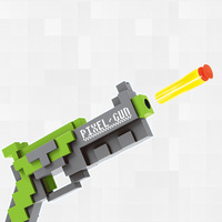 Ensemble de jouets pistolet jeu de rôle pour enfants pistolet de tir à balle molle jouets en plein air jouets pistolet en plastique en gros