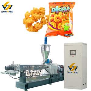New Puffed <b>Snack</b> Production Line Automatic Twin Screw Extrusion Machine for <b>Corn</b> Sticks Cheese Balls Making Core Filling Food - Product Image 4