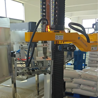 Manipulateur de sacs tissés en PP, robot de déchargement de sacs de 25 kg, machine de chargement automatique de granulés pour l'entrée des granulés dans les silos de mélange