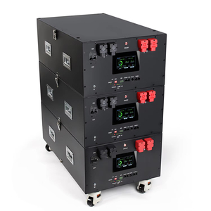 EU Stock DDP Shipping JK V19 BMS 51.2V 16kWh LiFePO4 <b>Battery</b> Stackable Assembly Home Energy Storage Hybrid Grid System RS485 - Product Image 4