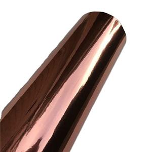 Nouveaux produits d'accessoires de voiture 1.52*18M autocollant en vinyle brillant or <span class=keywords><strong>rose</strong></span> extensible Chrome <span class=keywords><strong>Wrap</strong></span> - Product Image 1