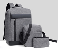 Bopomaska — ensemble sac à dos pour ordinateur portable, 3 en 1, sac imperméable, Oxford, à la mode