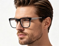 Personnalisation, design haut de gamme et tendance, lunettes optiques en acétate, montures de lunettes de luxe à monture intégrale pour un usage quotidien, OEM/ODM