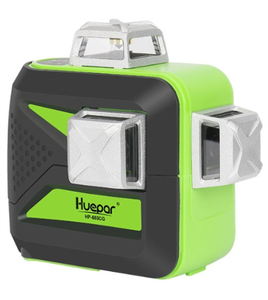 <span class=keywords><strong>HUEPAR</strong></span> <span class=keywords><strong>603CG</strong></span>-H avec étui de transport rigide Laser auto-nivelant Multi mode d'impulsion extérieure 3*360 alignement 12 lignes vert 3D Laser Leve - Product Image 1