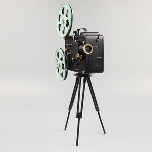Film histoire <span class=keywords><strong>objet</strong></span> de film projecteur de film à l'ancienne décoration de la maison enregistreur nostalgique mobilier créatif - Product Image 5