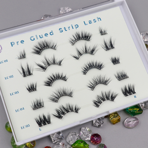 Cils 3D en fibres végétales 100% faites à la main, imperméables, tenue <span class=keywords><strong>de</strong></span> 3 à 10 jours, marque Thamel, sans cruauté, autocollants pré-collés - Product Image 1