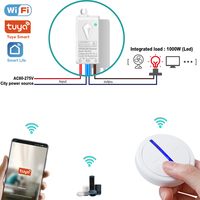 Interrupteur intelligent WiFi Tuya MINI, interrupteur mural, interrupteurs sans fil, automatisation de la vie intelligente, compatible avec Alexa et Google Home