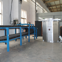 Horno de inducción de 500kg, horno de fusión de aluminio