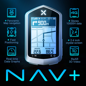 Computadora para Bicicleta con GPS XOSS NAV Plus, Inalámbrica, Resistente al Agua, Velocímetro para Ciclismo XOSS, para Bicicleta de Carretera y MTB, BLE ANT+, XOSS NAV+ - Product Image 2
