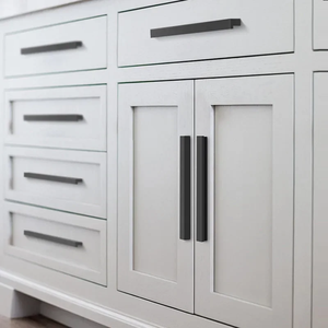 Tiradores Minimalistas Largos para Puertas de Armario 40-500mm, Dorado/Plateado Cepillado, Tiradores en T de Aluminio para Armarios y Cajones, Herrajes para Muebles - Product Image 6